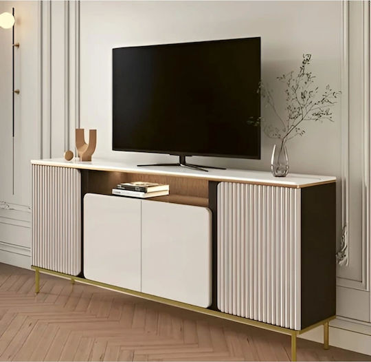SteweHome TV-Ständer Bodenstehend Mehrfarbig 100x60x60cm SteweHome TV-Ständer Bodenstehend Mehrfarbig 100x60x60cm