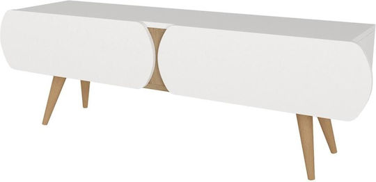 TV-Ständer Weiß M120xP31.7xH42cm