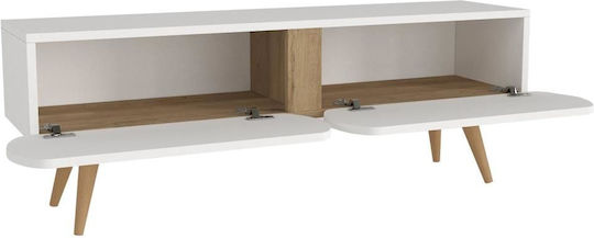 TV-Ständer Weiß M120xP31.7xH42cm