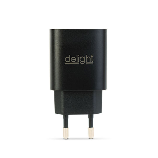 Alista Home Încărcător Fără Cablu cu Port USB-A și Port USB-C 20W Power Delivery / Quick Charge 3.0 Negru (GLB_55041BK)