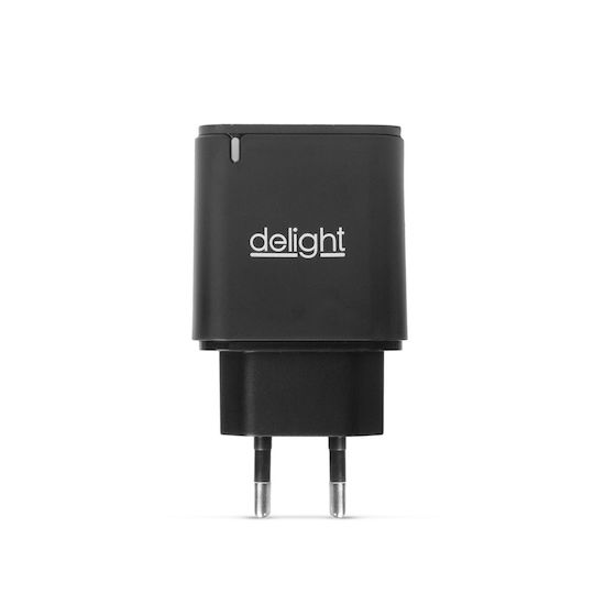 Alista Home Incarcator Fara Cablu cu Port USB-C 20W Power Delivery Negru (GLB_55046BK)