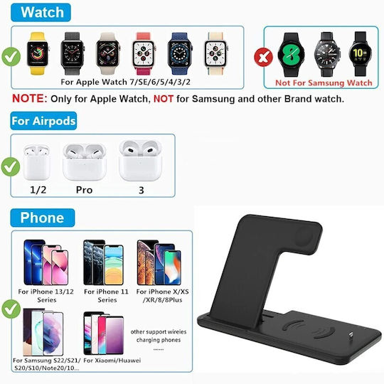 Alista Home Încărcător Wireless (Qi Pad) 15W Negru (123344)