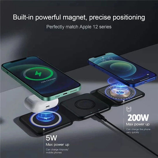 Alista Home Încărcător Wireless (Qi Pad) 15W Quick Charge 2.0 / Quick Charge 3.0 Negru (165043)