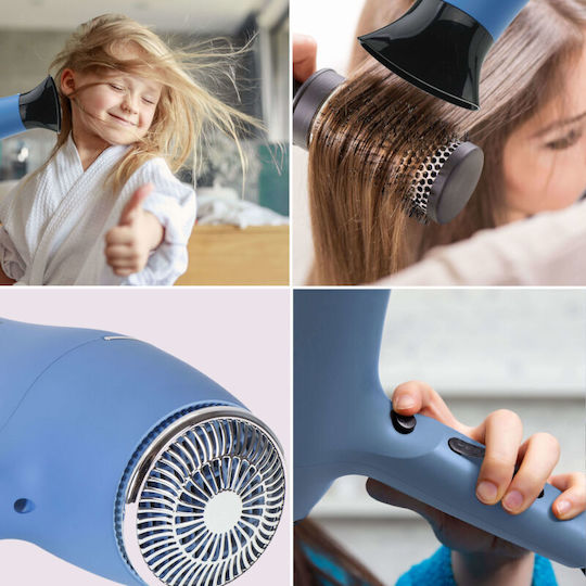 First Austria Ionic Hair Dryer with Diffuser 2200W Blue