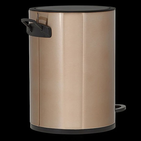 Sealskin Plastic Bathroom Bin Soft Close 3l Bronze