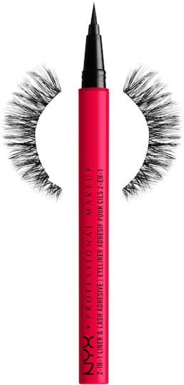 NYX Professional Makeup Jumbo Lash Μαύρες με Κόλλα