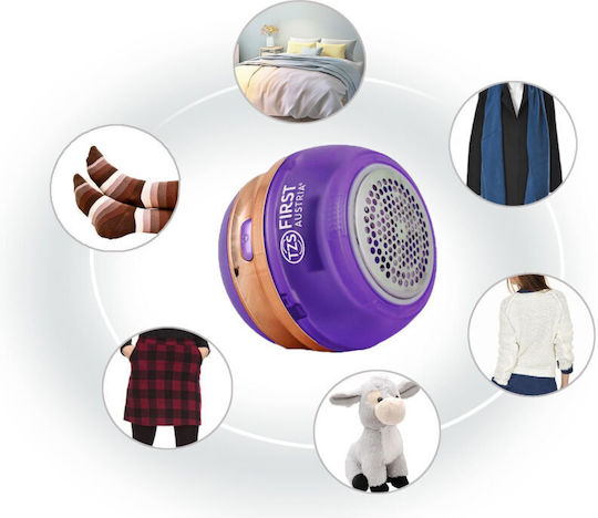 First Austria Rechargeable Fabric Shaver Purple