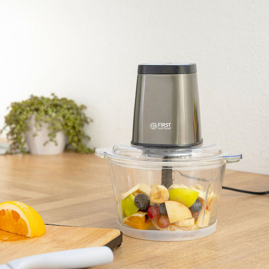 First Austria Multi Chopper 500W with 1.7L Container Gray