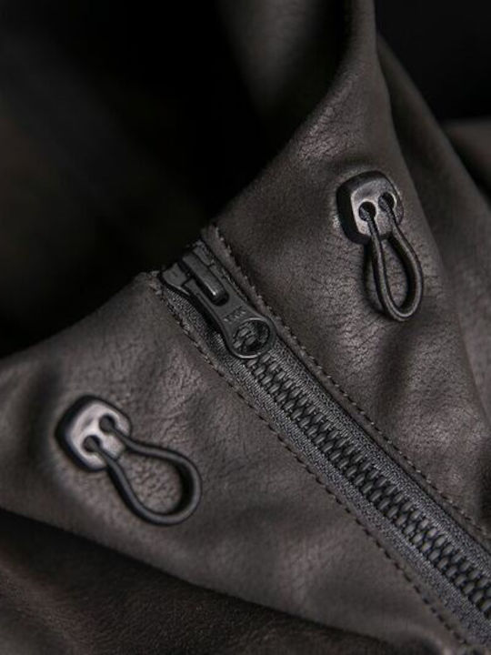 Icon Herren Motorradjacke 4 Jahreszeiten Schwarz