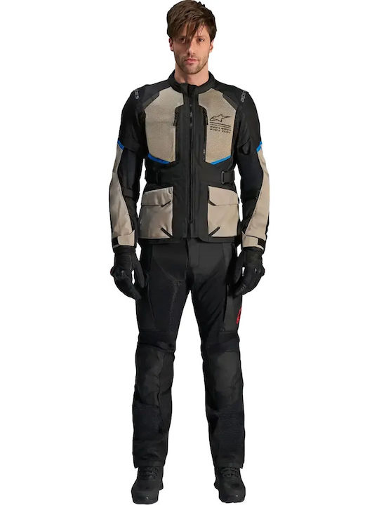 Andes Air Drystar Winter Men's Motorcycle Jacket Waterproof Black