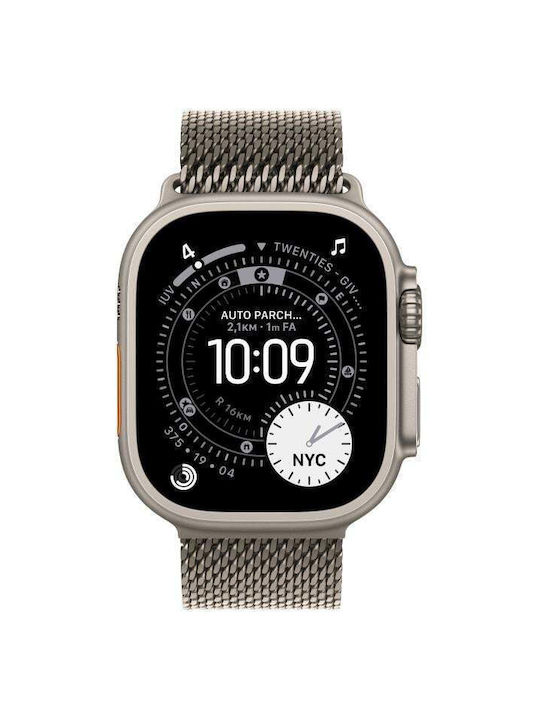 Apple Milanese Loop - Small Curea Natural Titan Argintiu (Apple Watch 49 mm) Apple Milanese Loop - Small Curea Natural Titan Argintiu (Apple Watch 49 mm)