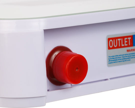 Osio Wall Mounted Electric Single-Phase Instant Water Heater for Bathroom 8.5kW