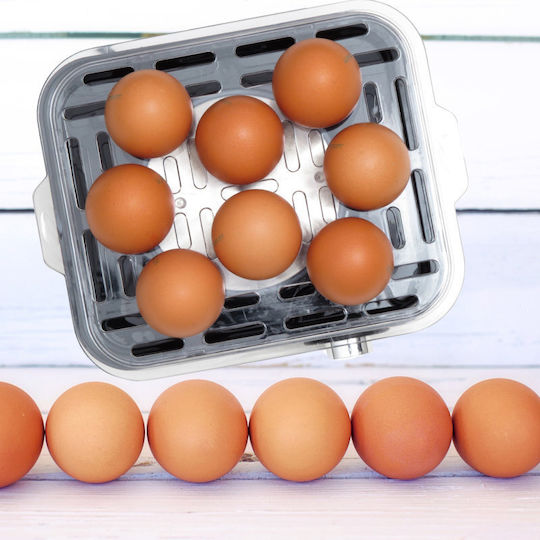 First Austria Egg Cooker 8 Egg Capacity 500W Grey