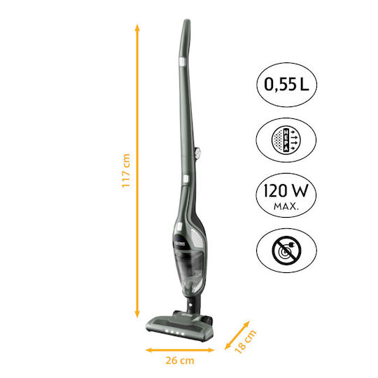 First Austria Reîncărcabilă Aspirator 2 în 1 Stick & De Mână 22.2V Gri FA-5541-3-GR