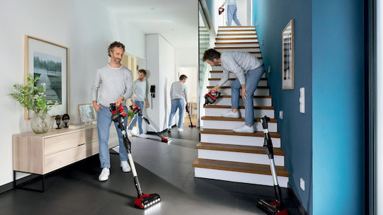 Bosch Unlimited 7 ProAnimal Прахосмукачка 2 в 1 Stick & Ръчна Червено