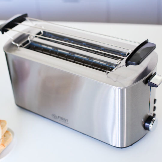 First Austria Toaster 2 Schlitze 1400W Inox