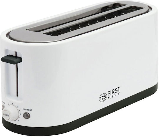 First Austria Toaster 4 Schlitze 1400W Weiß