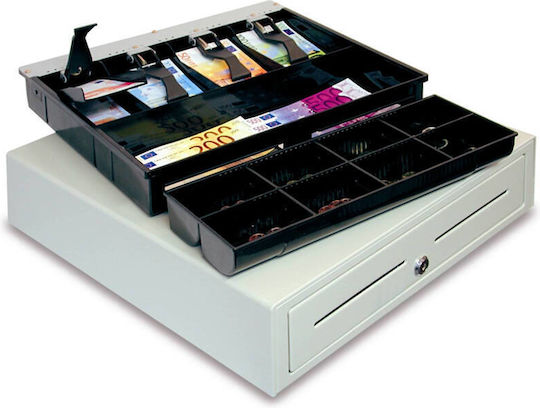 Olympia Magic Touch Cash Drawer with 8 Coin Slots and 4 Slots for Bills 41.5x41x11cm
