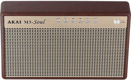 Akai Proffesional M3-Soul Bluetooth Speaker 20W with Battery Life up to 15 hours coffee