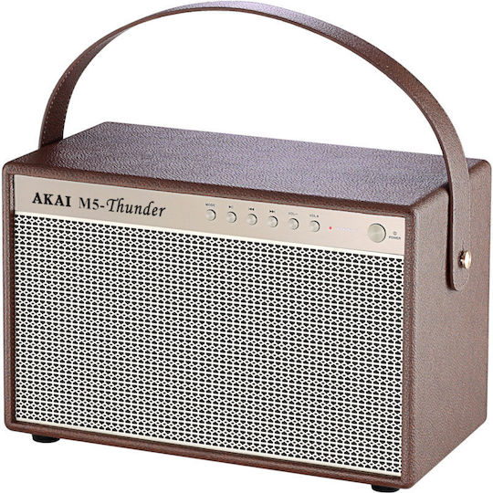 Akai Proffesional M5-Thunder Bluetooth Speaker 30W with Battery Life up to 12 hours coffee