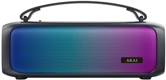 Akai Proffesional Ηχείο Bluetooth 8W με Ραδιόφωνο και Διάρκεια Μπαταρίας έως 7 ώρες Μαύρο ABTS-08BK
