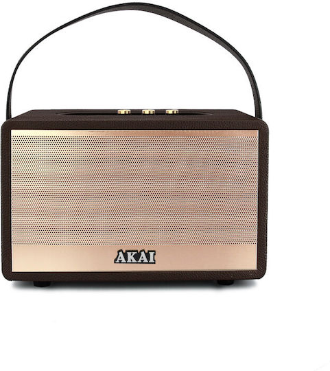 Akai Proffesional M7 Storm Bluetooth Speaker 60W with Radio and Battery Life up to 10 hours coffee