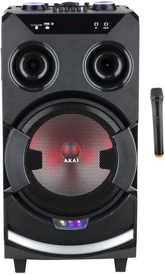 Akai Proffesional Boxă Karaoke cu Microfon Wireless și Efecte de Iluminare ABTS-112 Negru