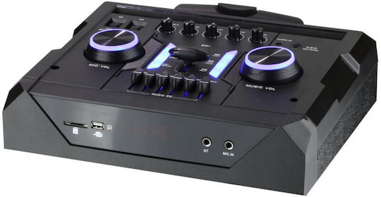 Akai Proffesional Boxă Karaoke cu Microfon Wireless și Efecte de Iluminare ABTS-112 Negru