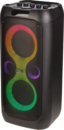 Osio Boxă Karaoke cu Microfon Fără Fir și Efecte de Iluminare OBT-8050 OBT-8050 Negru