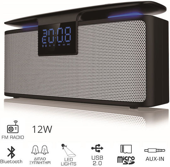 Akai Proffesional ABTS-M10 Επιτραπέζιο Ραδιόφωνο Επαναφορτιζόμενο με Bluetooth και USB Μαύρο