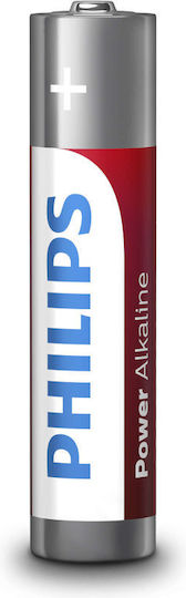 Philips Power Αλκαλικές Μπαταρίες AAA 1.5V 4τμχ