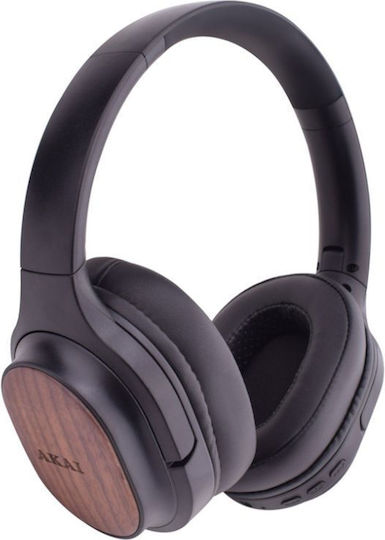 Akai Proffesional Bluetooth Wireless Over Ear Headphones with Radio with 13 hours of Operation Silver