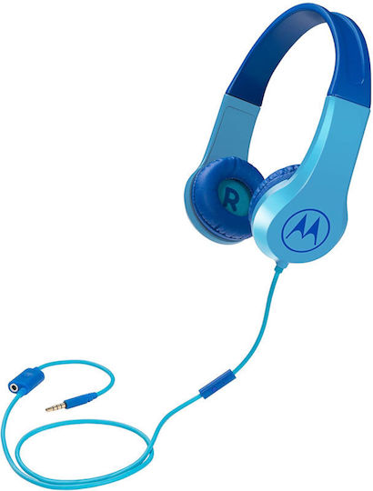 Motorola Squads 200 Wired On Ear Headphones Blue