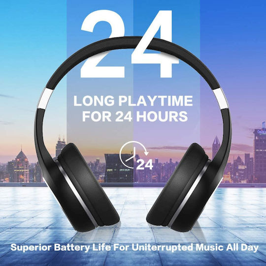 Motorola Escape 220 Bluetooth Wireless Over Ear Headphones with 23 hours of Operation Black