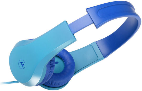 Motorola Moto JR200 Wired On Ear Headphones Blue