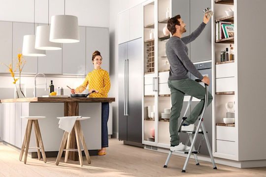 Hailo Aluminum Ladder with 2 Steps