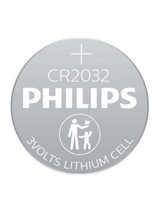 Philips Μπαταρίες Λιθίου Ρολογιών CR2032 3V 2τμχ