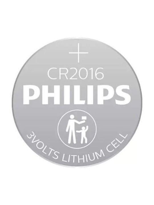 Philips Μπαταρίες Λιθίου Ρολογιών CR2016 3V 2τμχ