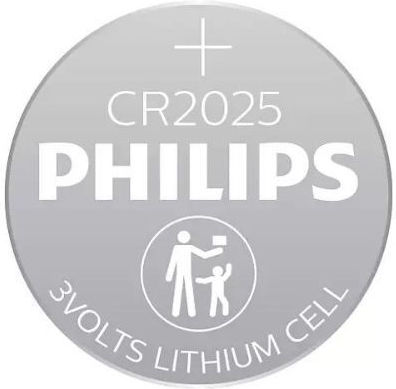 Philips Batterien Lithium für Uhren CR2025 3V 2Stück