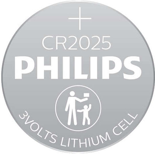 Philips Batterien Lithium für Uhren CR2025 3V 5Stück