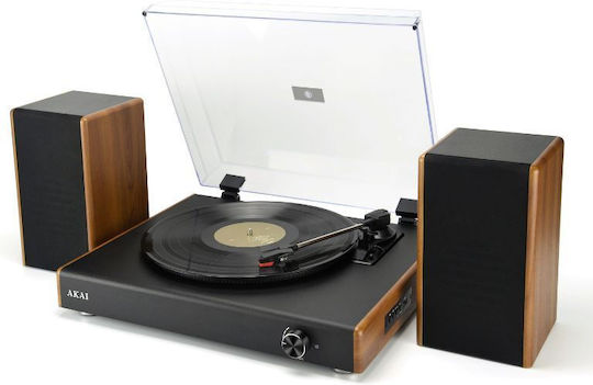 Akai Proffesional ATT-240SP Πικάπ με Προενίσχυση και Ενσωματωμένα Ηχεία Μαύρο