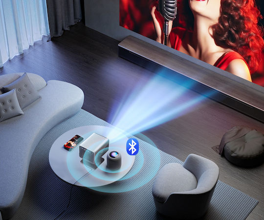 HP MC475 Mini Projector LCD Λάμπας LED με Wi-Fi και Ενσωματωμένα Ηχεία