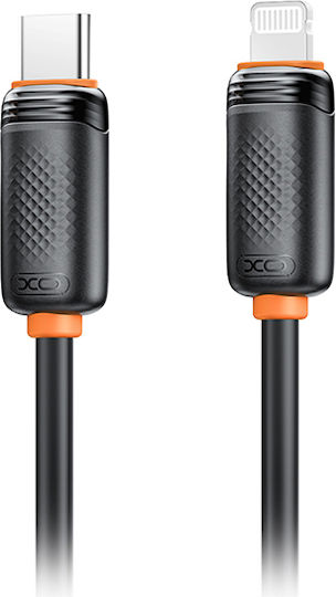 XO Regular la Cablu Lightning 27W Negru 1m