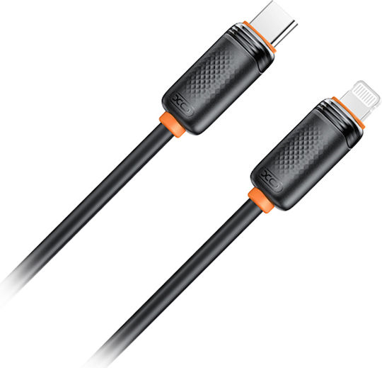XO Regular la Cablu Lightning 27W Negru 1m