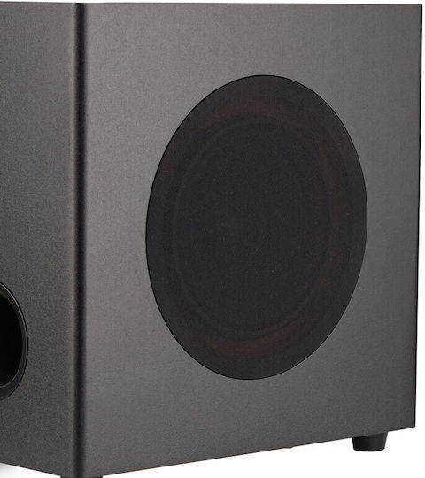 Osio OSBT-9060 Soundbar 2.0 Bluetooth και HDMI 15W με Ασύρματο Subwoofer και Τηλεχειριστήριο Μαύρο