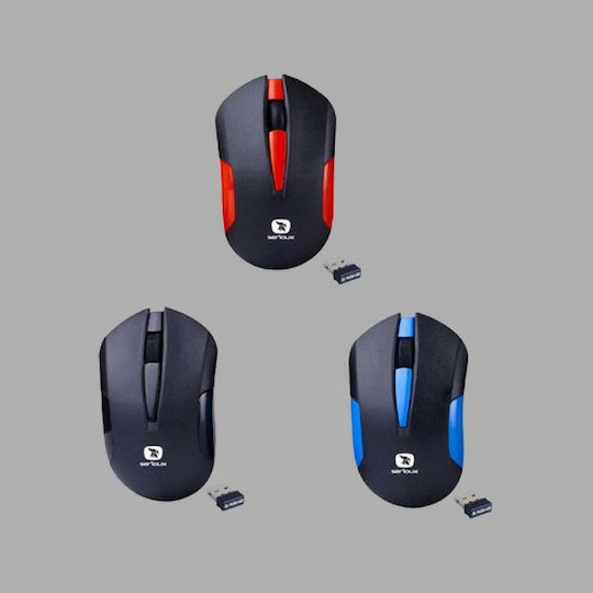 Serioux Drago 300 Ασύρματο Mini Ποντίκι Μαύρο