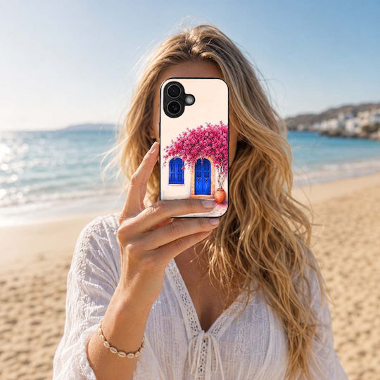 Калъф Sonique Greek Island Muse Series OnePlus 10 Pro 5G Розова Бука̀мвилия