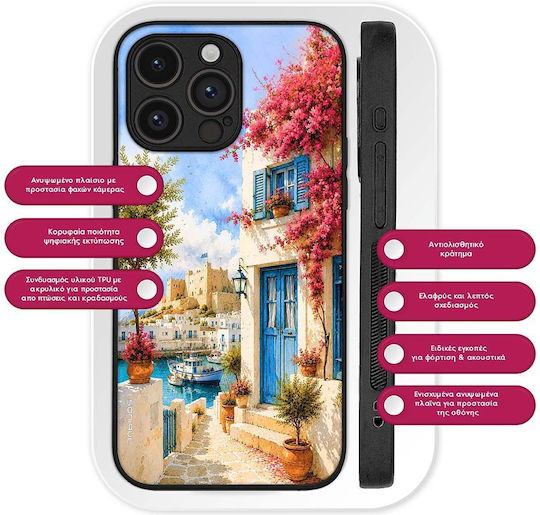 Sonique Greek Island Muse Series Oneplus 13r 5g Mobile Phone Case Rodian Harbor