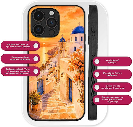 Калъф Sonique Greek Island Muse Series Nothing Phone 3a Залез В Оя