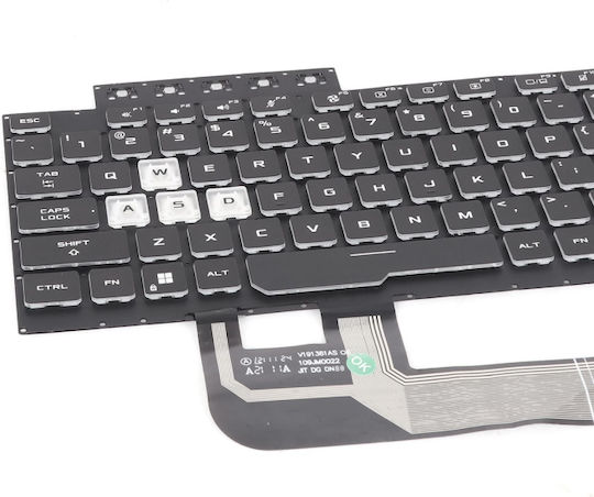 Asus Tuf F15 Fx506 Rgb Backlit Laptop Keyboard